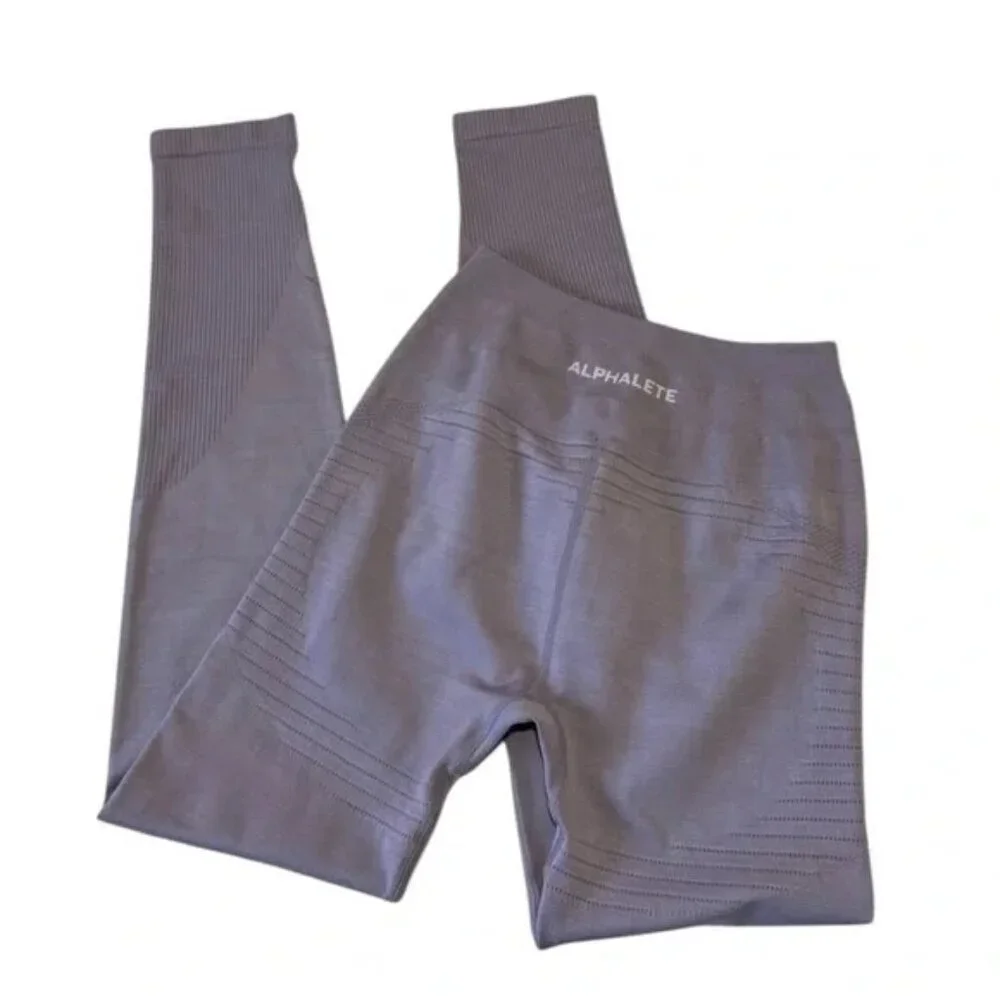 ALPHALETE - Ozone Lavander Leggings Full lenght, High Rise Size XS - Picture 5 of 6